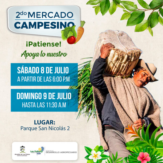 Mercado campesino en Los Patios este fin de semana Mercado campesino en Los Patios