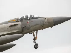 Taiwán toma medidas en respuesta al paso de aviones caza chinos por la frontera Un avión Mirage de la Fuerza Aérea de Taiwán
