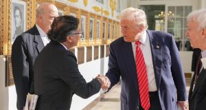 Gustavo Petro se reúne con Donald Trump en Washington en medio de tensiones diplomáticas Gustavo Petro se reúne con Donald Trump en Washington en medio de tensiones diplomáticas