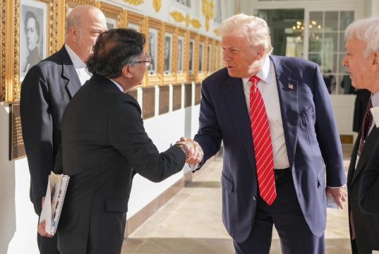 Gustavo Petro se reúne con Donald Trump en Washington en medio de tensiones diplomáticas Gustavo Petro se reúne con Donald Trump en Washington en medio de tensiones diplomáticas